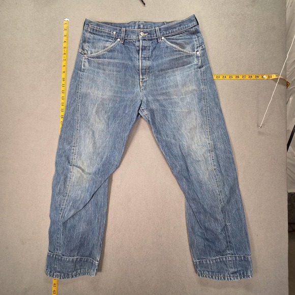 Levis Engineered Jeans Mens Light Wash Blue Straight Fits 34x28